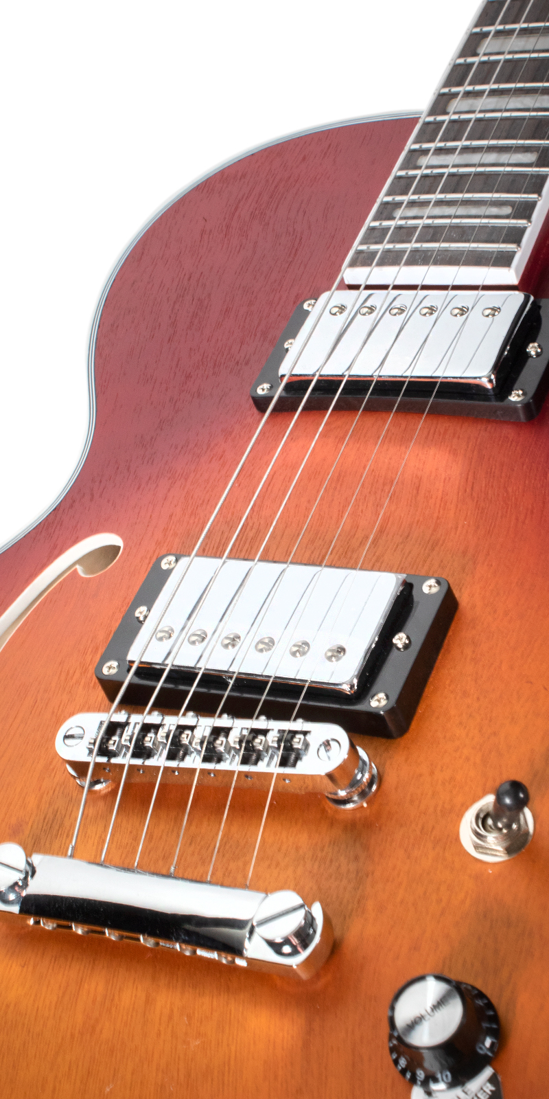 Foto 5 | Guitarra Eléctrica 6 Cuerdas Mars Les Paul Jazz Satin Tobacco Sunburst