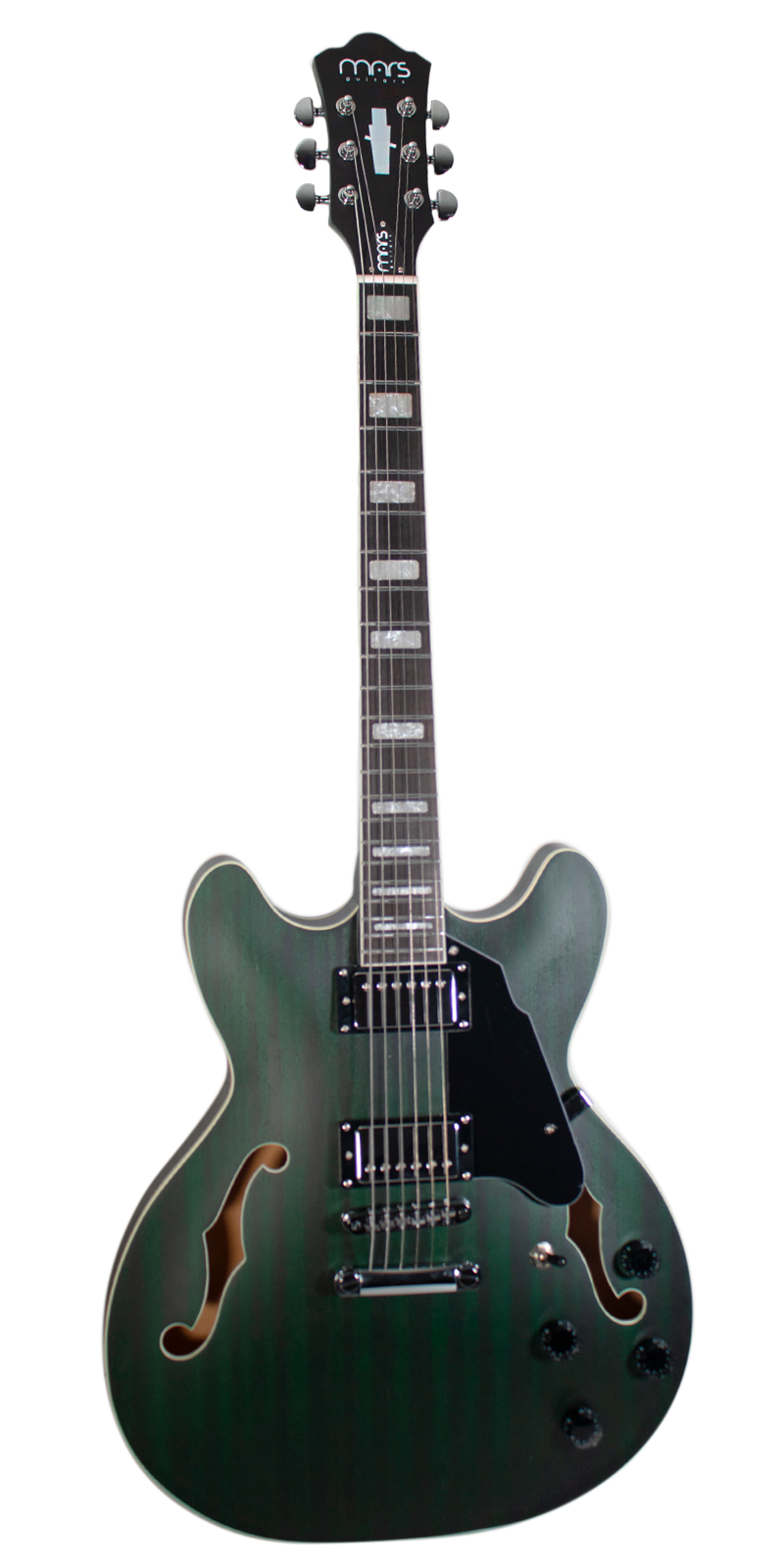 Guitarra Eléctrica 6 Cuerdas Mars Hollowbody 335 Semi Hueca