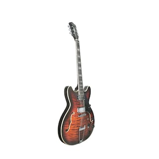 Foto 3 | Guitarra Eléctrica 6 Cuerdas Mars Hollowbody 335 Custom Brown