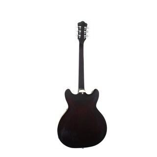 Foto 5 | Guitarra Eléctrica 6 Cuerdas Mars Hollowbody 335 Custom Brown