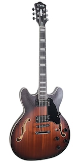Foto 1 | Guitarra Eléctrica 6 Cuerdas Mars Hollowbody 335 Satin Violin Sunburst