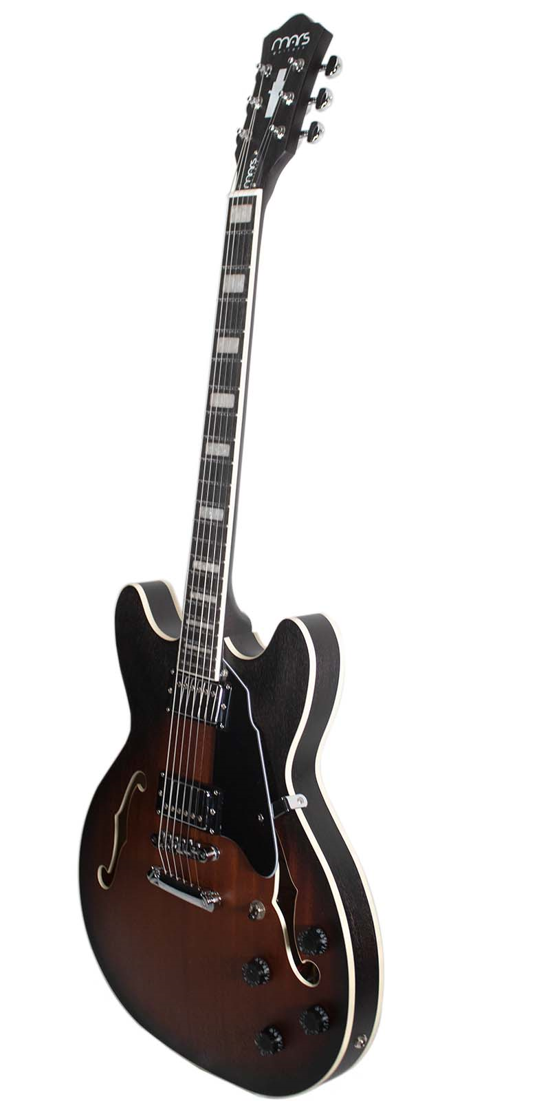 Foto 2 | Guitarra Eléctrica 6 Cuerdas Mars Hollowbody 335 Satin Violin Sunburst