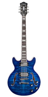 Foto 1 | Guitarra Eléctrica 6 Cuerdas Mars Modelo Jazz Satin Blue
