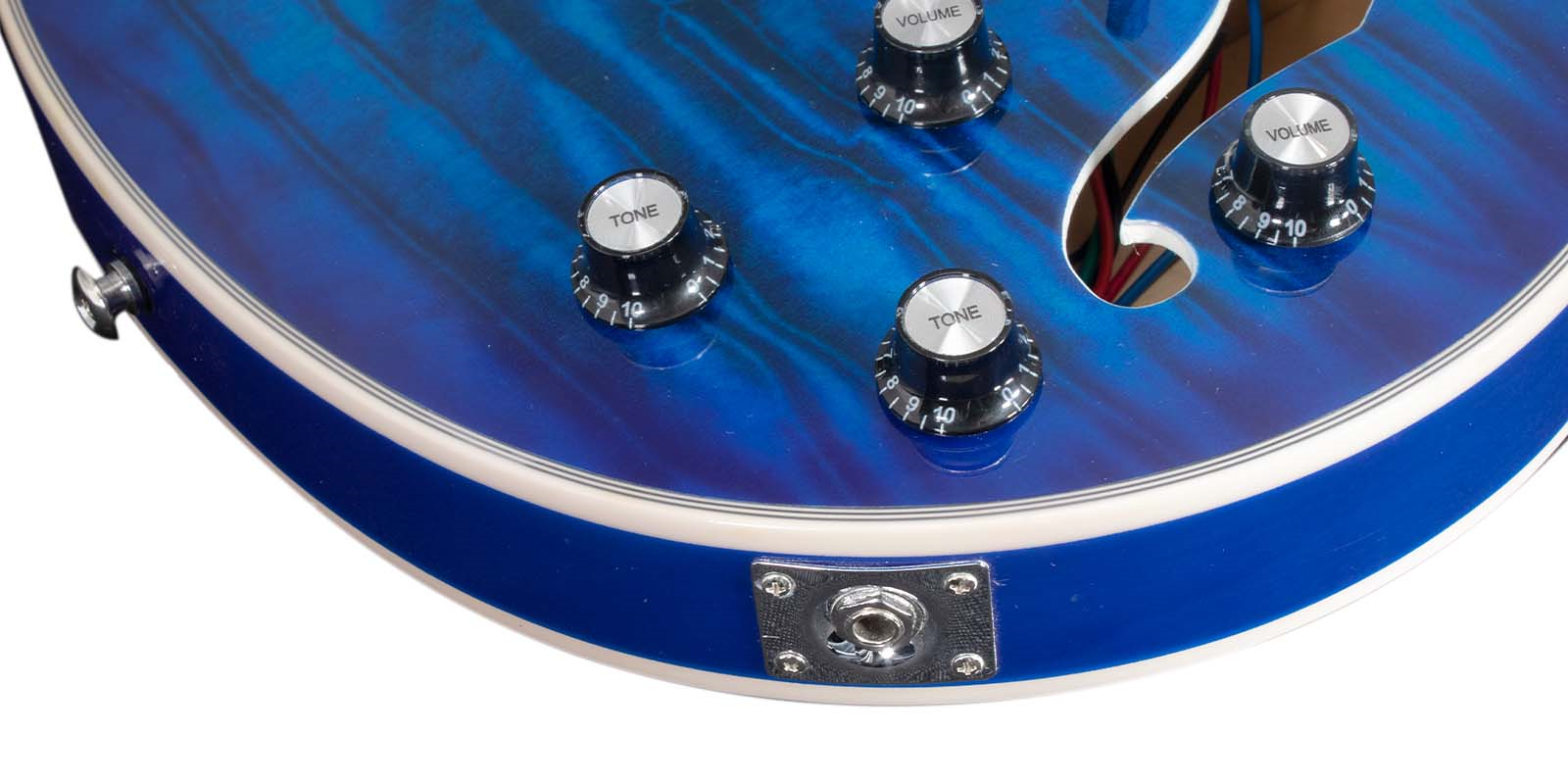 Foto 6 | Guitarra Eléctrica 6 Cuerdas Mars Modelo Jazz Satin Blue