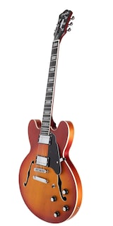 Foto 2 | Guitarra Eléctrica 6 Cuerdas Mars Hollowbody 339 Satin Tobacco Sunburst