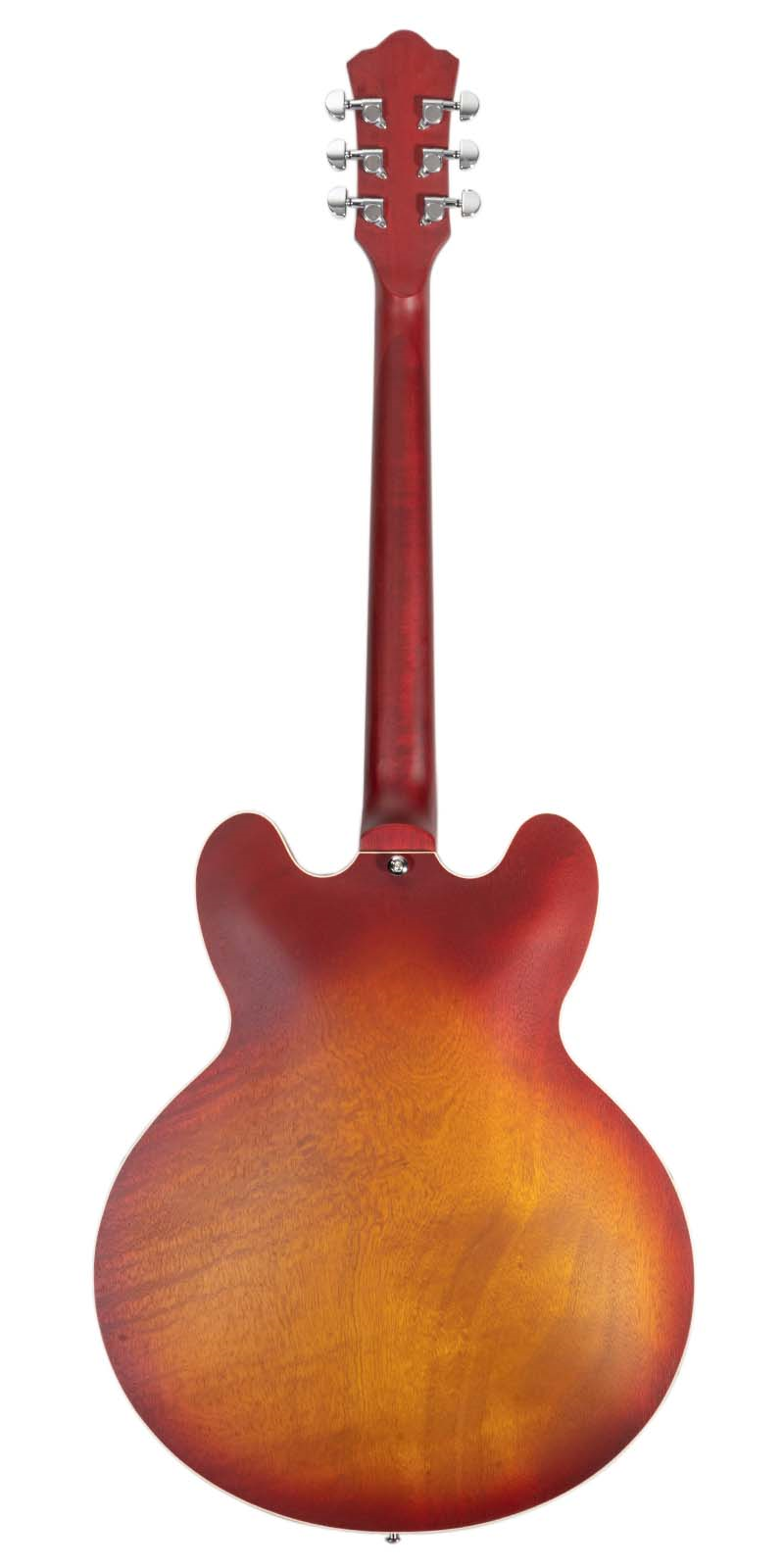 Foto 5 pulgar | Guitarra Eléctrica 6 Cuerdas Mars Hollowbody 339 Satin Tobacco Sunburst