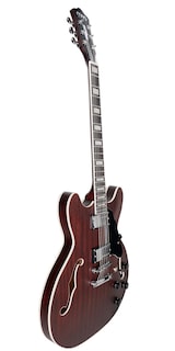 Foto 3 | Guitarra Eléctrica 6 Cuerdas Mars Modelo Hollowbody 335 Satin Rojo