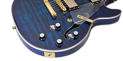 Foto 6 | Guitarra Eléctrica 6 Cuerdas Mars Les Paul Jazz Blue