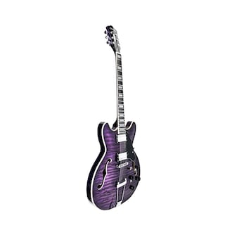 Foto 3 | Guitarra Eléctrica 6 Cuerdas Mars Hollowbody 335 Custom Purple
