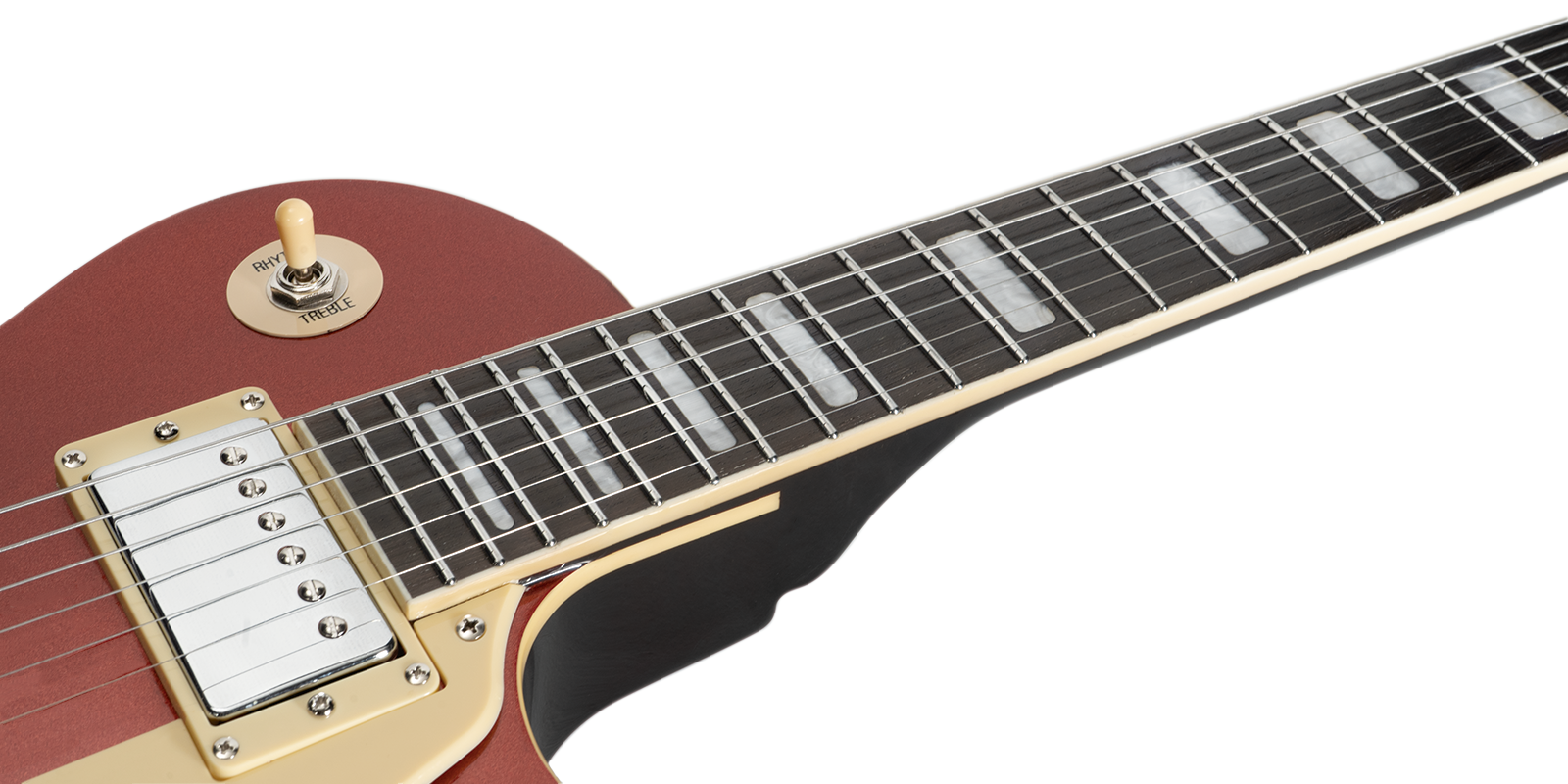 Foto 8 pulgar | Guitarra Eléctrica 6 Cuerdas Mars Les Paul Classic Color Rojo