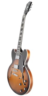 Foto 2 | Guitarra Eléctrica 6 Cuerdas Mars Hollowbody 339 Satin Violin Sunburst