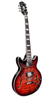 Foto 3 | Guitarra Eléctrica 6 Cuerdas Mars Jazz Satin Violin Sunburst