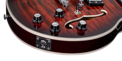 Foto 7 | Guitarra Eléctrica 6 Cuerdas Mars Jazz Satin Violin Sunburst