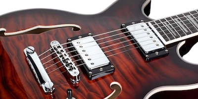 Foto 8 | Guitarra Eléctrica 6 Cuerdas Mars Jazz Satin Violin Sunburst