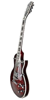 Foto 2 | Guitarra Eléctrica 6 Cuerdas Mars Les Paul Custom Red