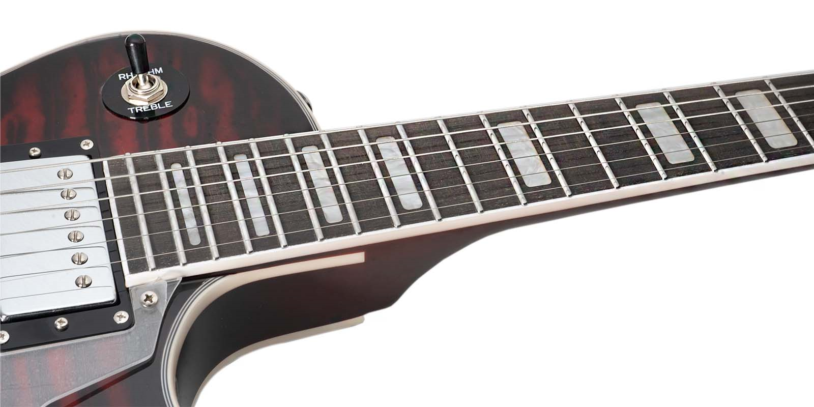 Foto 7 | Guitarra Eléctrica 6 Cuerdas Mars Les Paul Custom Red