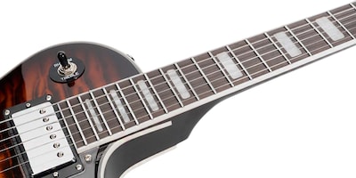 Foto 7 | Guitarra Eléctrica 6 Cuerdas Mars Les Paul Custom Brown