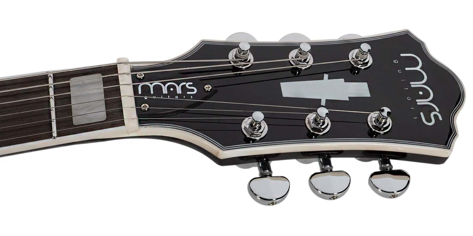 Foto 9 pulgar | Guitarra Eléctrica 6 Cuerdas Mars Les Paul Custom Brown