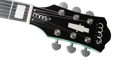 Foto 7 | Guitarra Eléctrica 6 Cuerdas Mars Hollowbody 335 Studio Verde