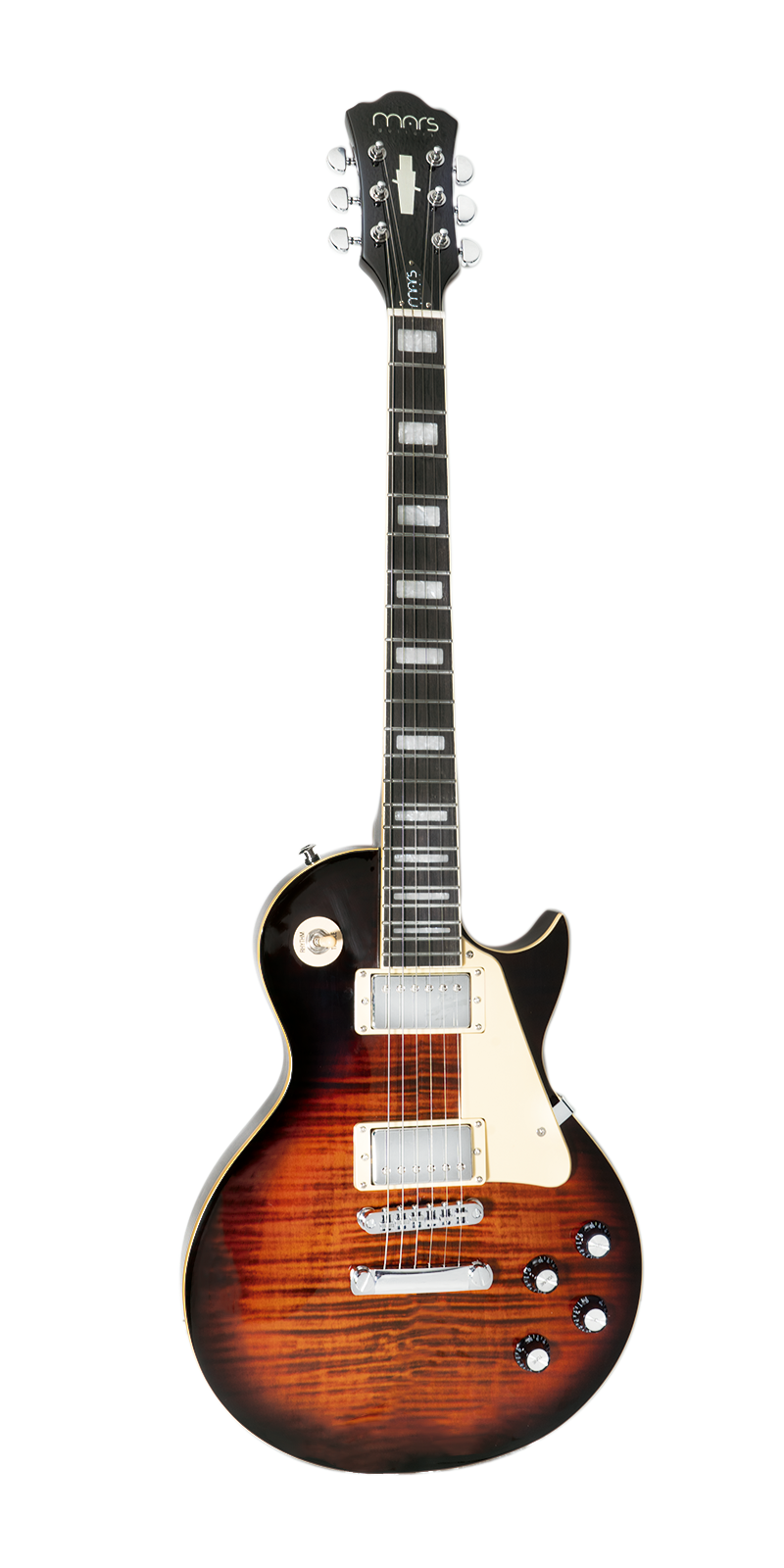 Guitarra Eléctrica 6 Cuerdas Mars Les Paul Traditional Tobacco Sunburst