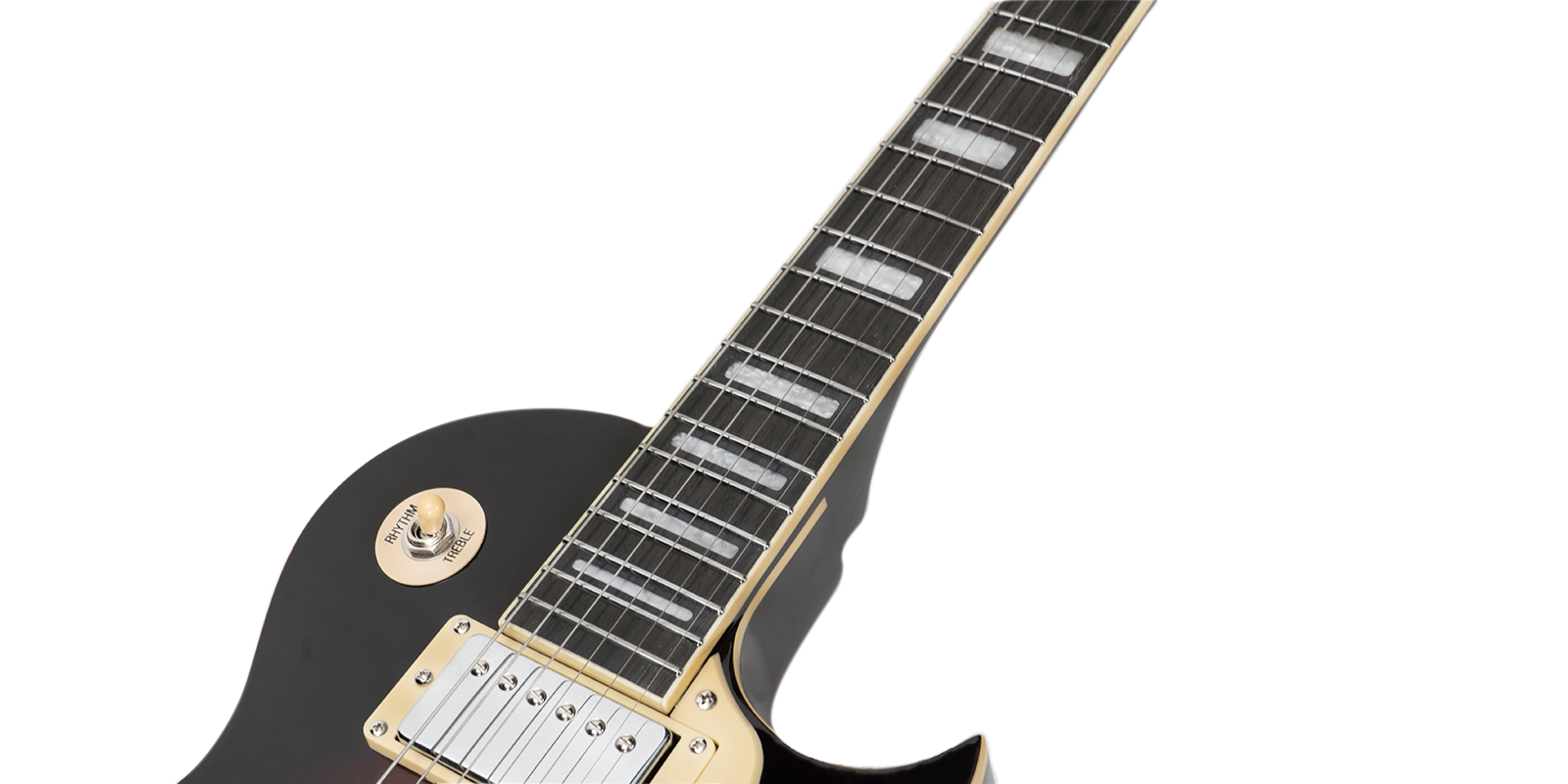 Foto 8 pulgar | Guitarra Eléctrica 6 Cuerdas Mars Les Paul Traditional Tobacco Sunburst