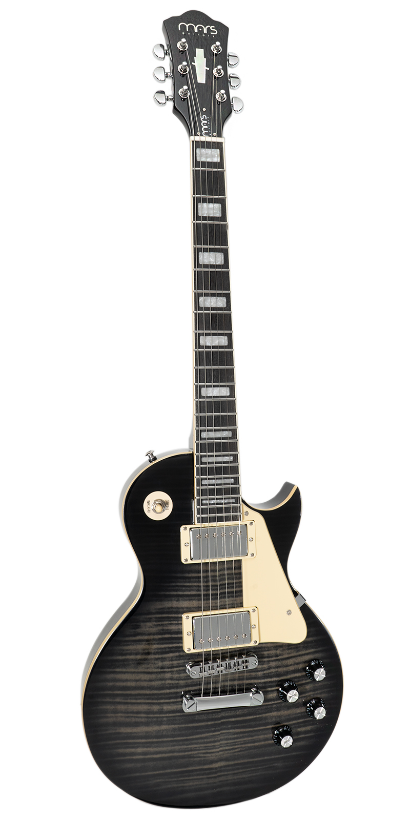 Guitarra Eléctrica 6 Cuerdas Mars Les Paul Traditional Black