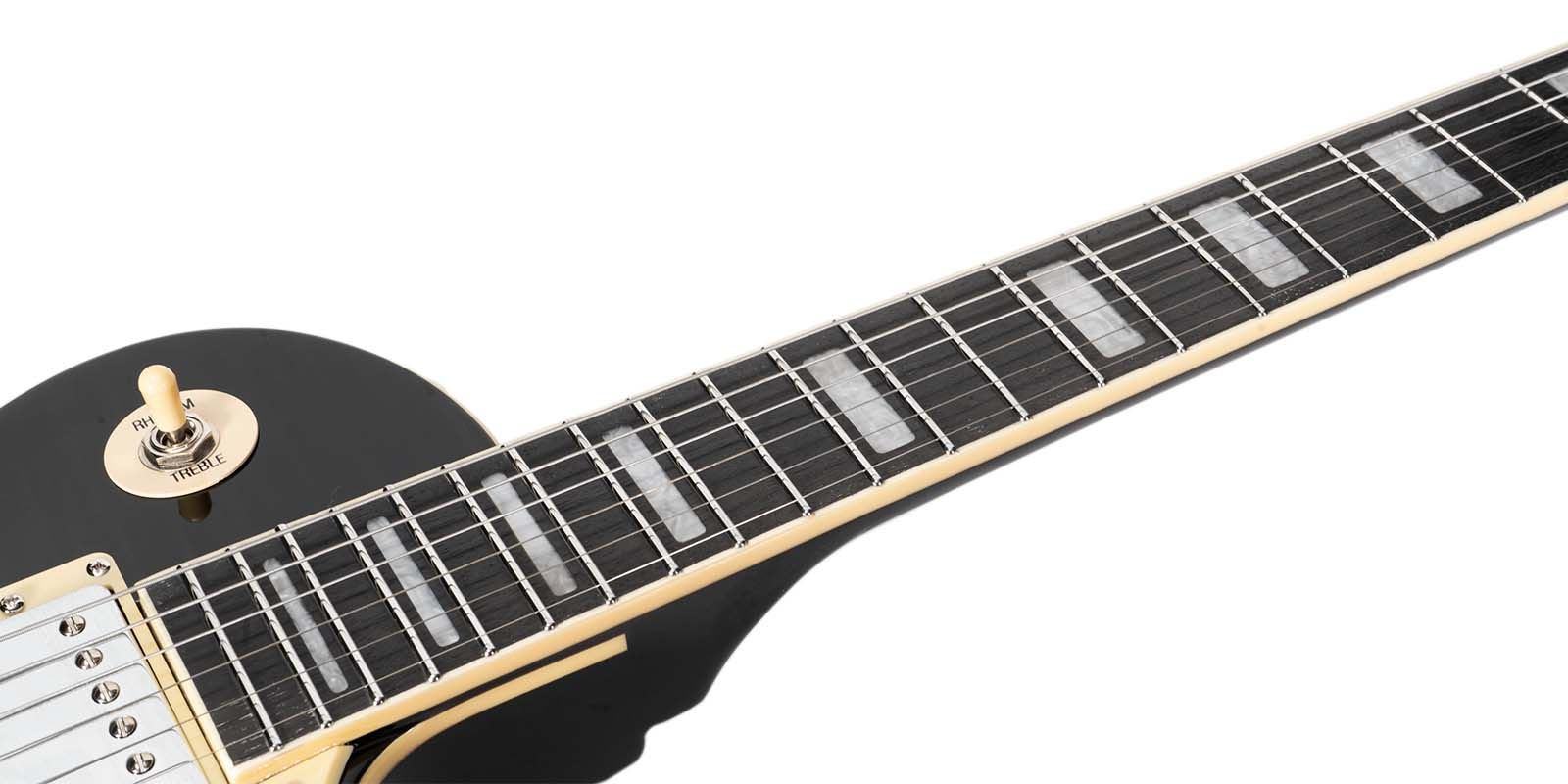 Foto 8 pulgar | Guitarra Eléctrica 6 Cuerdas Mars Les Paul Traditional Black