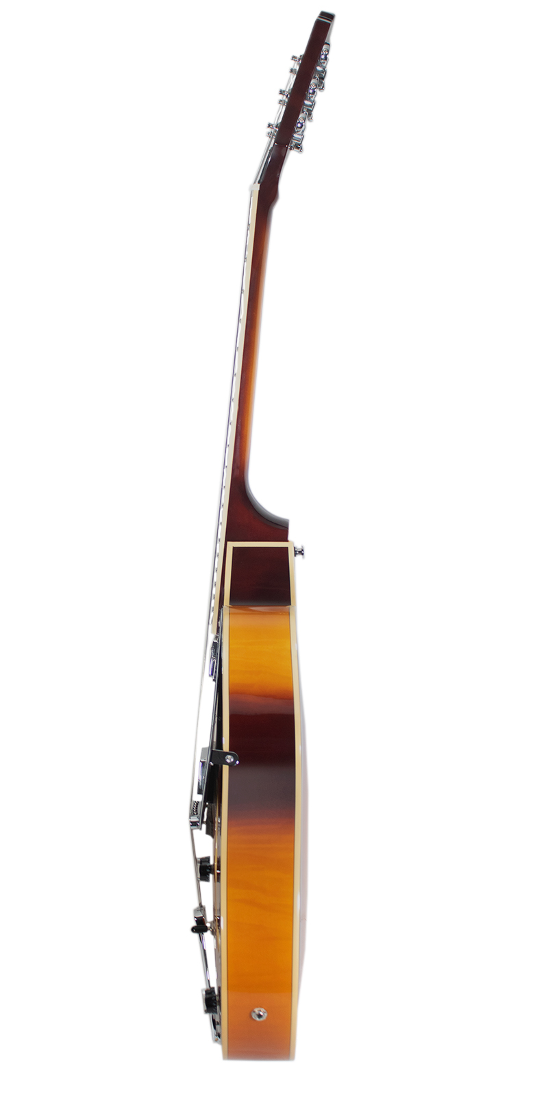 Foto 5 pulgar | Guitarra Eléctrica 6 Cuerdas Mars Modelo Archtop Violin Sunburst