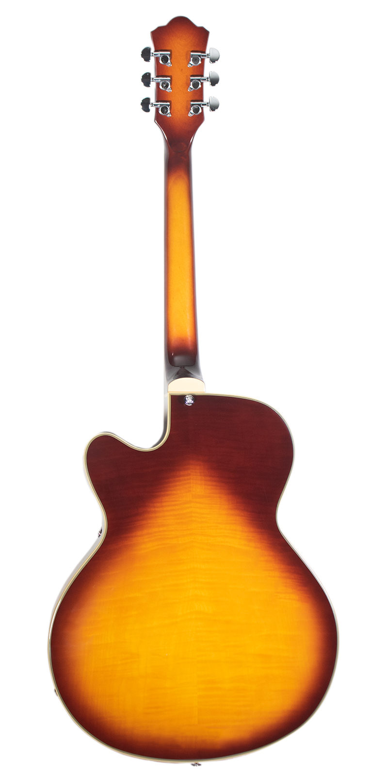 Foto 6 pulgar | Guitarra Eléctrica 6 Cuerdas Mars Modelo Archtop Violin Sunburst