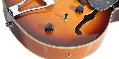 Foto 7 | Guitarra Eléctrica 6 Cuerdas Mars Modelo Archtop Violin Sunburst