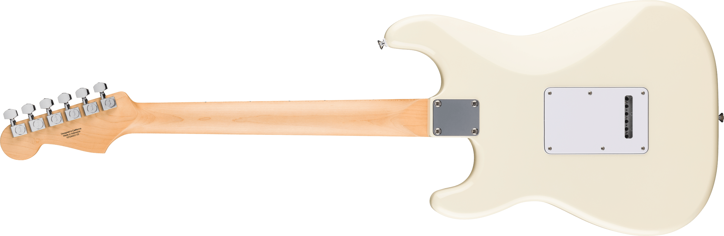 Foto 4 pulgar | Guitarra Eléctrica Fender Stratocaster Standard Blanca