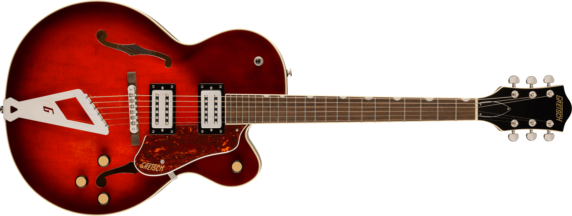 Foto 3 pulgar | Guitarra Gretsch Streamliner G2420 Hollow Body Chromatic Ii Roja