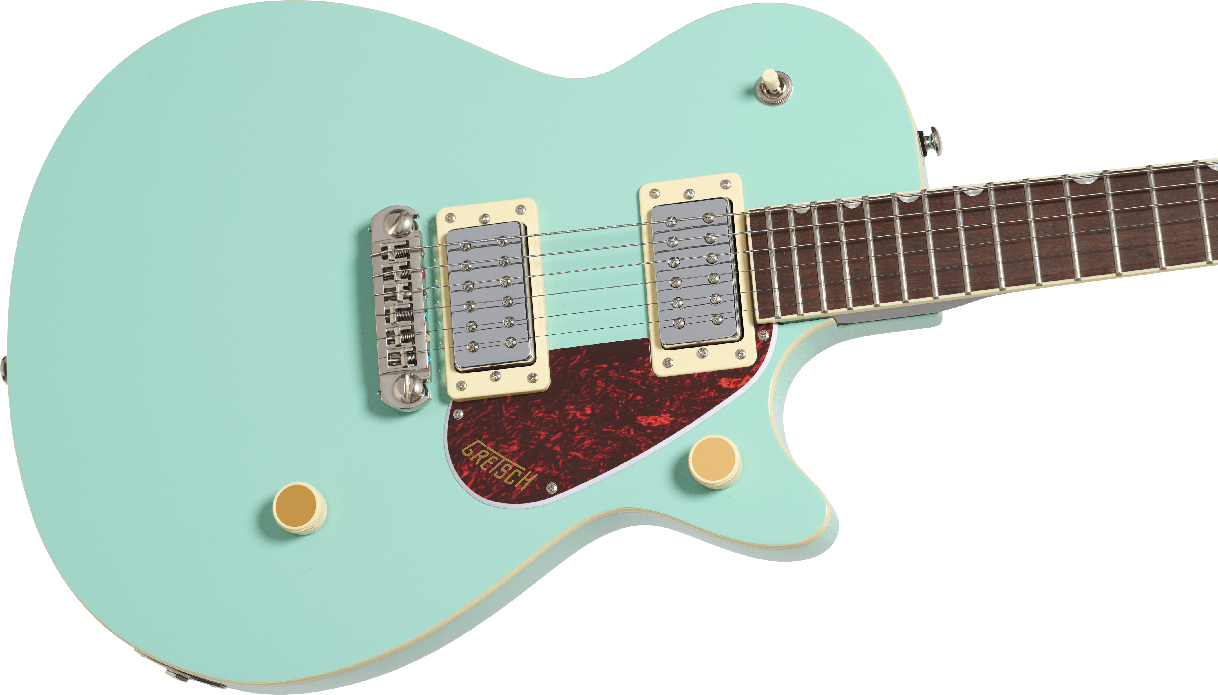 Foto 3 pulgar | Guitarra Eléctrica Gretsch Streamliner Jet Club Humbucker Aqua