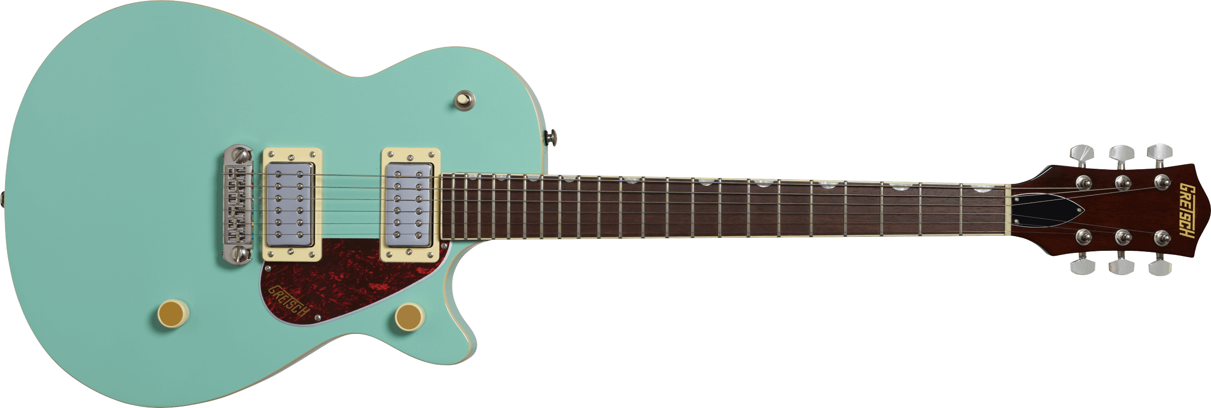 Foto 4 pulgar | Guitarra Eléctrica Gretsch Streamliner Jet Club Humbucker Aqua