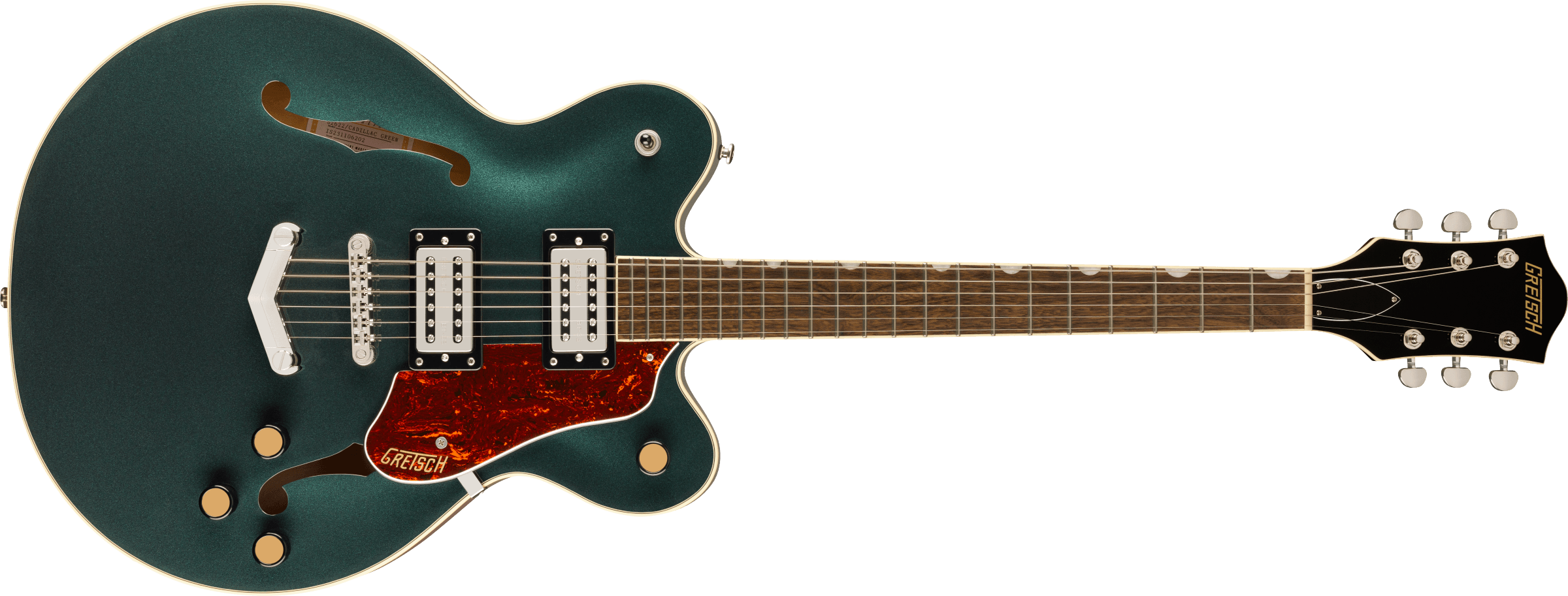 Foto 2 | Guitarra Gretsch Streamliner G2422 Corte Doble V-stoptail Verde Cadillac