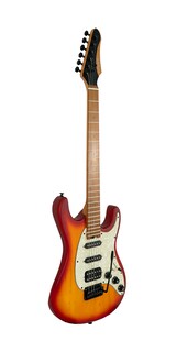 Foto 3 | Guitarra Eléctrica 6 Cuerdas Mars Strat Cherry Sunburst