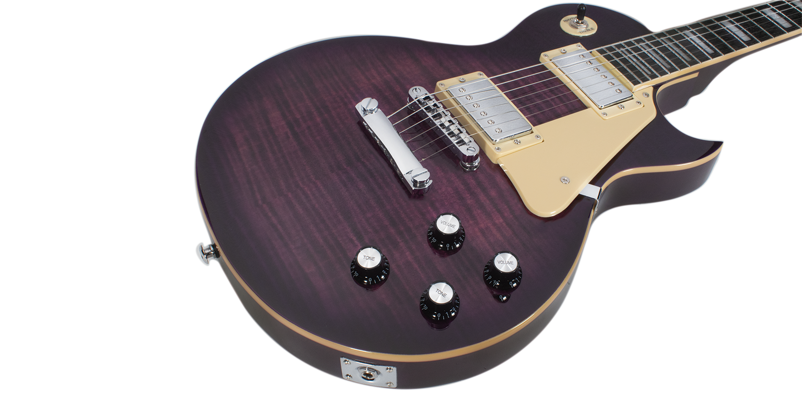 Foto 7 pulgar | Guitarra Eléctrica 6 Cuerdas Mars Les Paul Traditional Purple