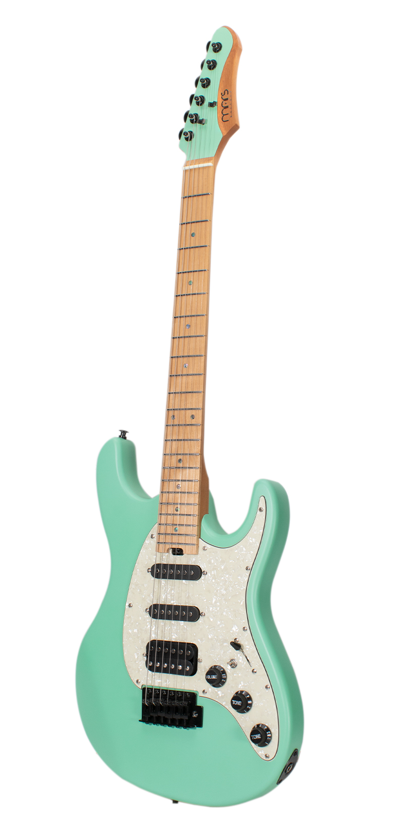 Foto 3 pulgar | Guitarra Eléctrica 6 Cuerdas Mars Strat Solid Seafoam Green