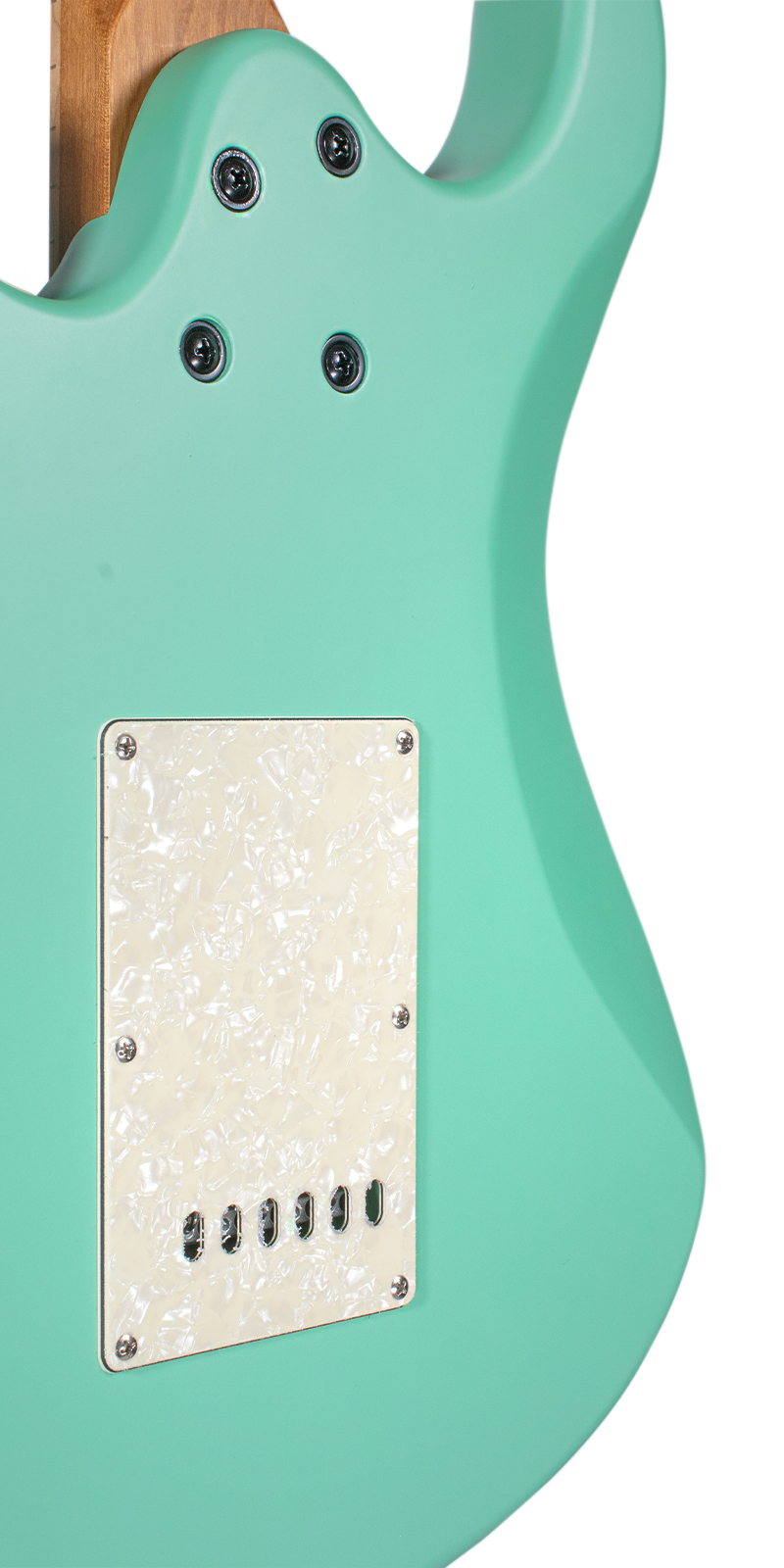 Foto 6 pulgar | Guitarra Eléctrica 6 Cuerdas Mars Strat Solid Seafoam Green