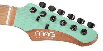 Foto 6 | Guitarra Eléctrica 6 Cuerdas Mars Strat Solid Seafoam Green
