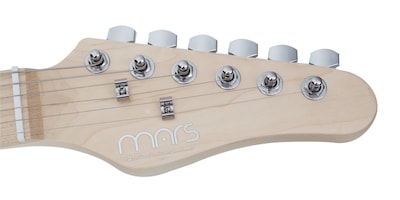 Foto 8 | Guitarra Eléctrica 6 Cuerdas Mars Telecaster Hollowbody Blue