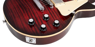 Foto 7 | Guitarra Eléctrica 6 Cuerdas Mars Les Paul Traditional Red