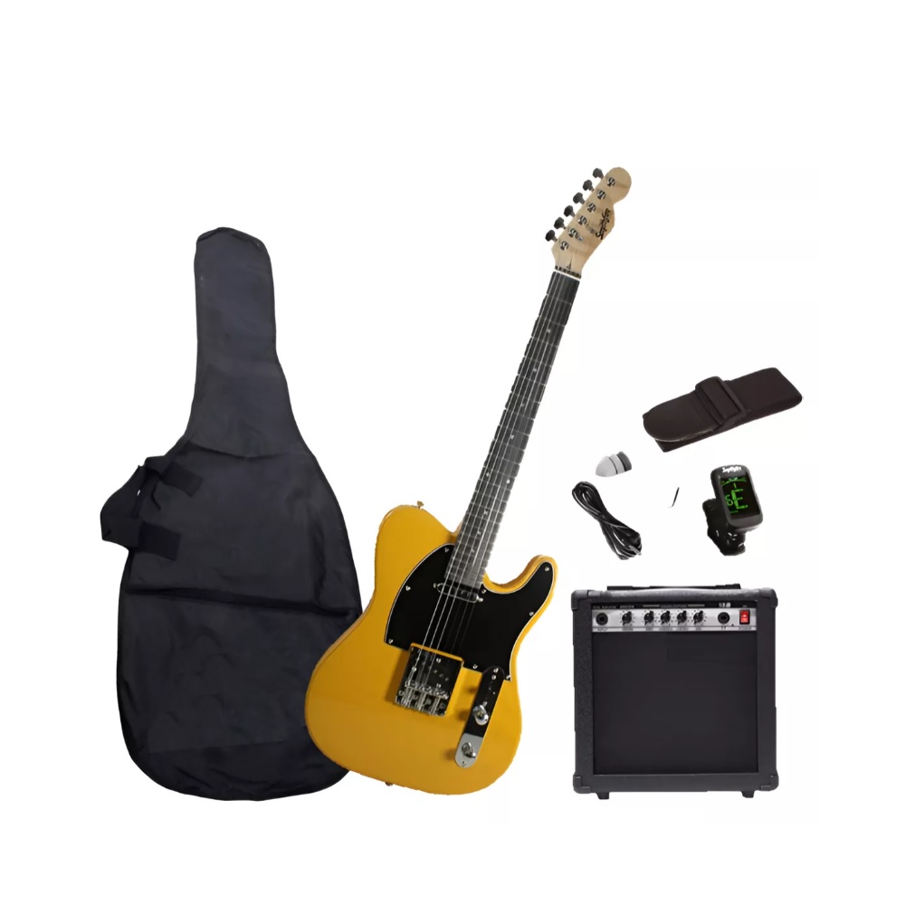 Foto 2 pulgar | Guitarra Eléctrica Telecaster Smithfire Con Amplificador Tel-215 Pack Yellow