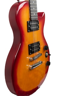 Foto 3 | Guitarra Eléctrica Les Paul Smithfire Con Amplificador Lp-215 Pack Cherry Sunburst