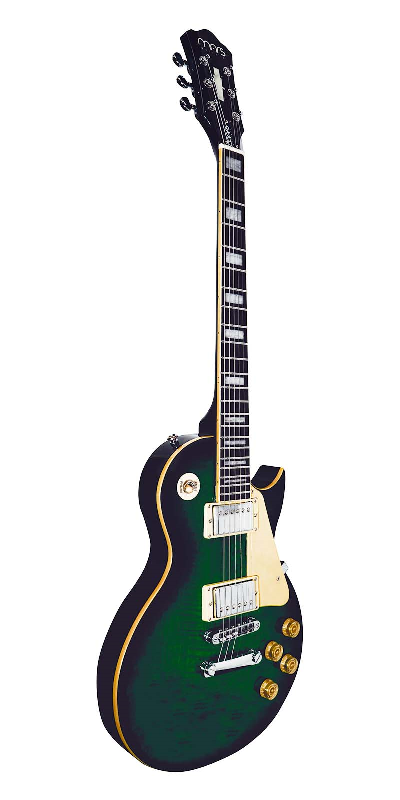 Foto 3 pulgar | Guitarra Eléctrica 6 Cuerdas Mars Lp Standard Satin Green