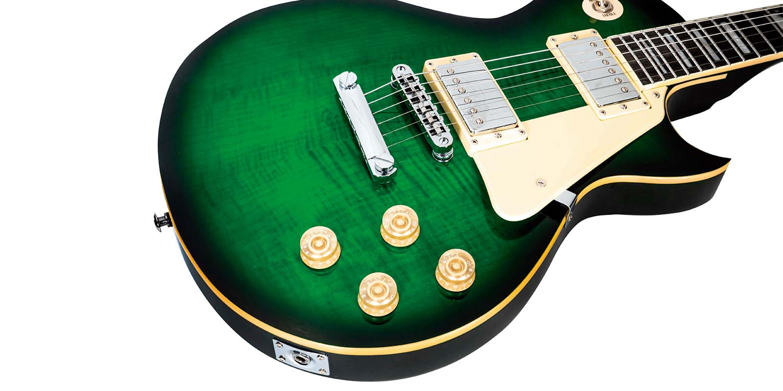 Foto 6 pulgar | Guitarra Eléctrica 6 Cuerdas Mars Lp Standard Satin Green