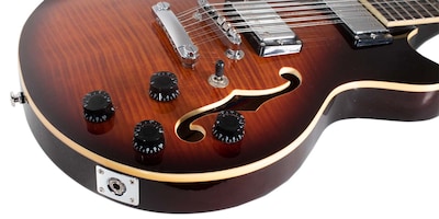 Foto 6 | Guitarra Eléctrica Mars Single Cut 12 Cuerdas Violin Sunburst
