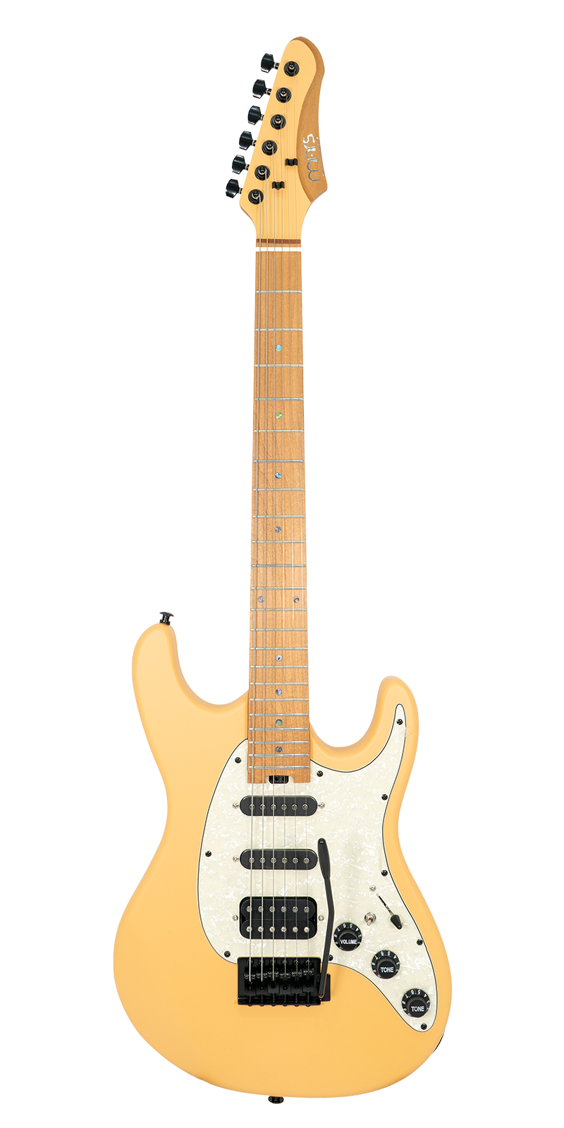 Foto 2 pulgar | Guitarra Eléctrica 6 Cuerdas Mars Strat Solid Fiesta Orange