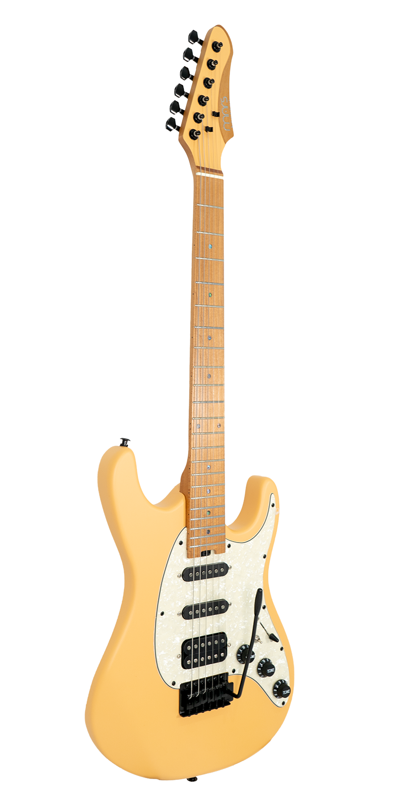 Foto 4 pulgar | Guitarra Eléctrica 6 Cuerdas Mars Strat Solid Fiesta Orange