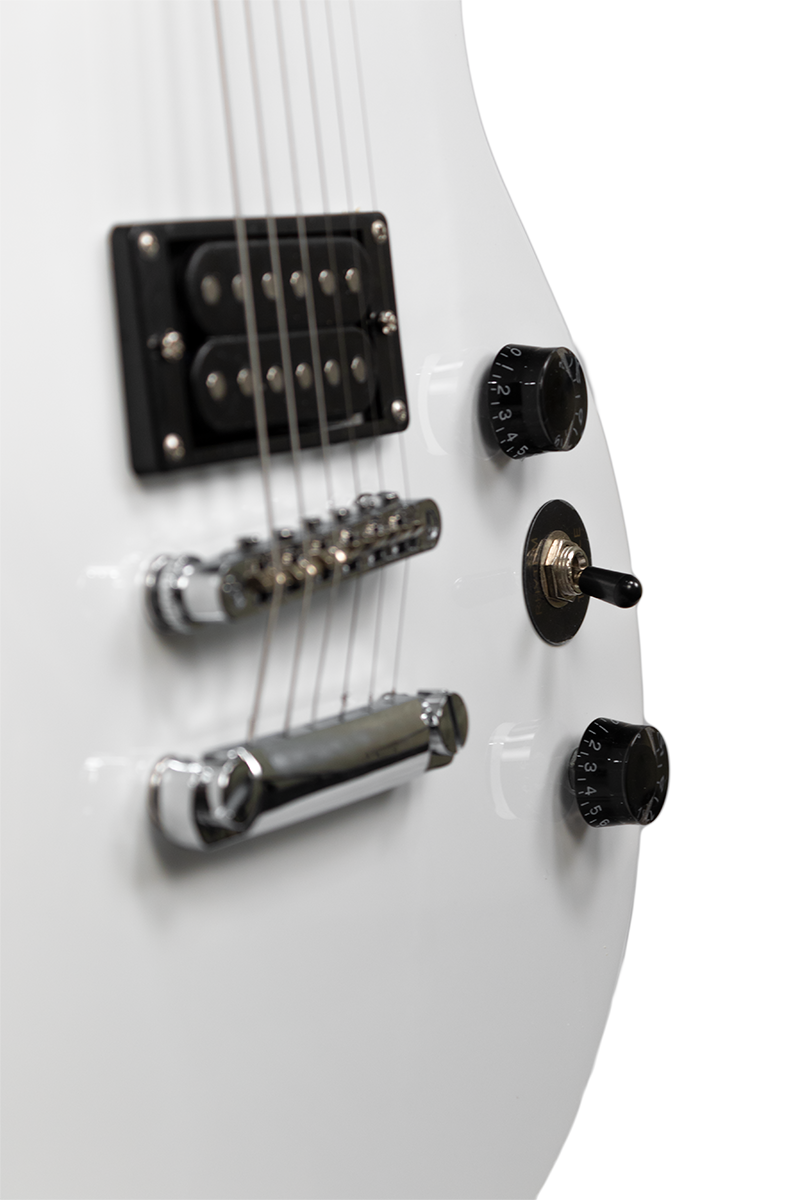Foto 4 pulgar | Guitarra Eléctrica Les Paul Smithfire Con Amplificador Lp-215 Pack White